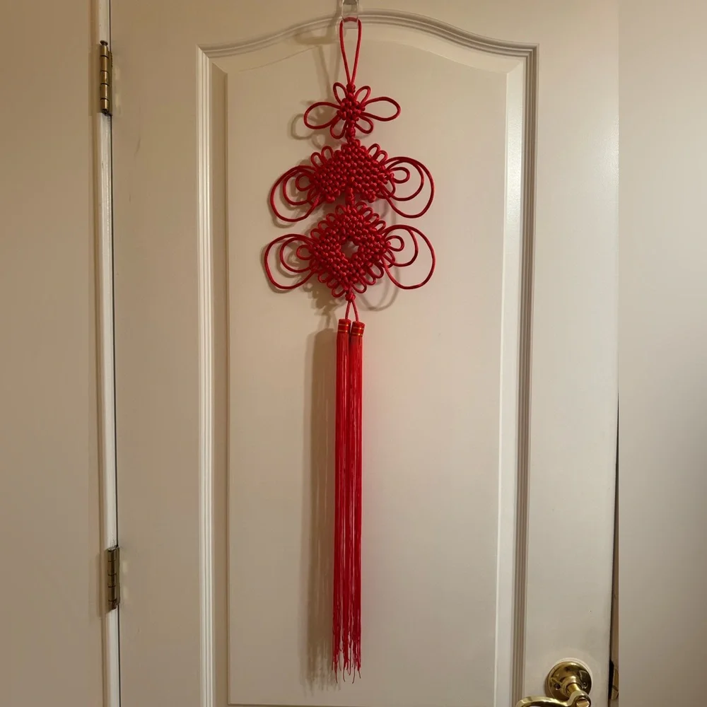 NWOT Authentic Traditional Chinese Knot Tassel Ornament Approximately 38”x 10” - Picture 3 of 4